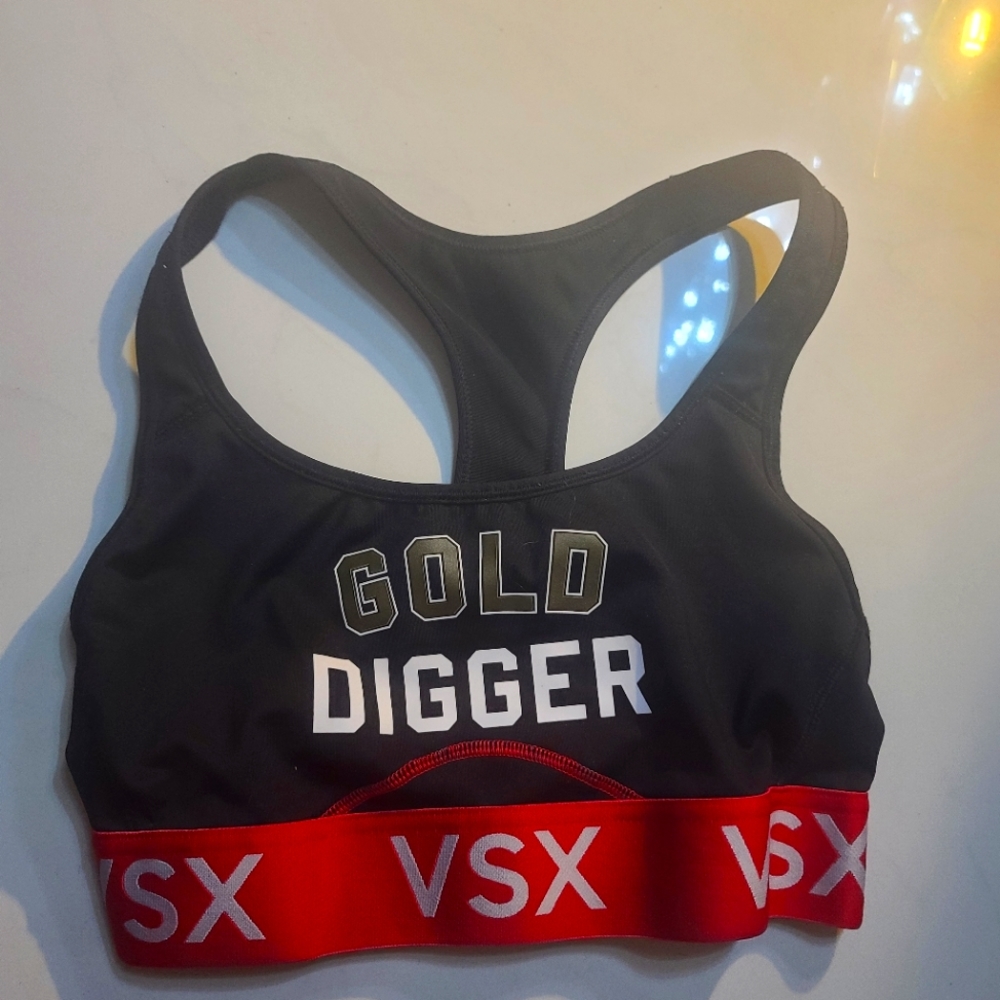 Victoria's  Secret "Gold digger" sport bra xs